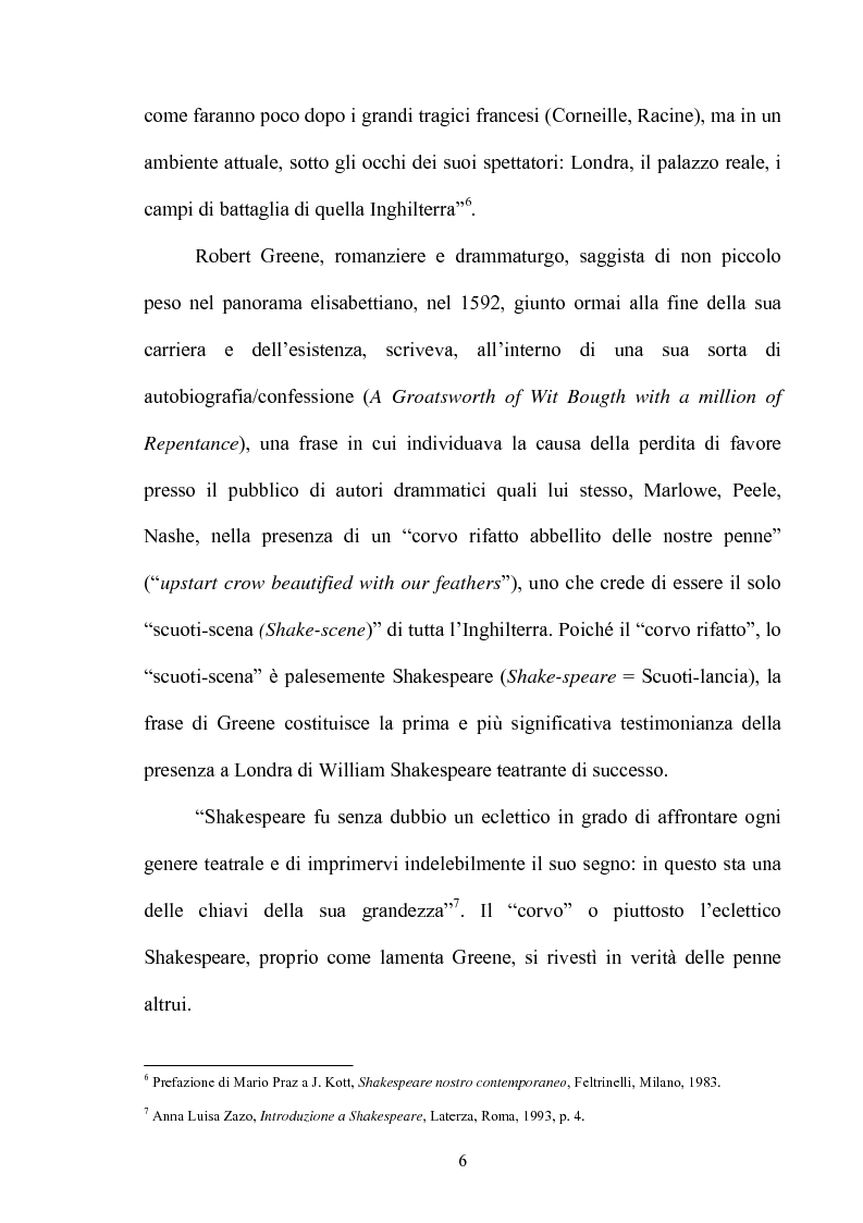 Anteprima della tesi: ''Othello'': dal testo shakespeariano all'immagine cinematografica, Pagina 5