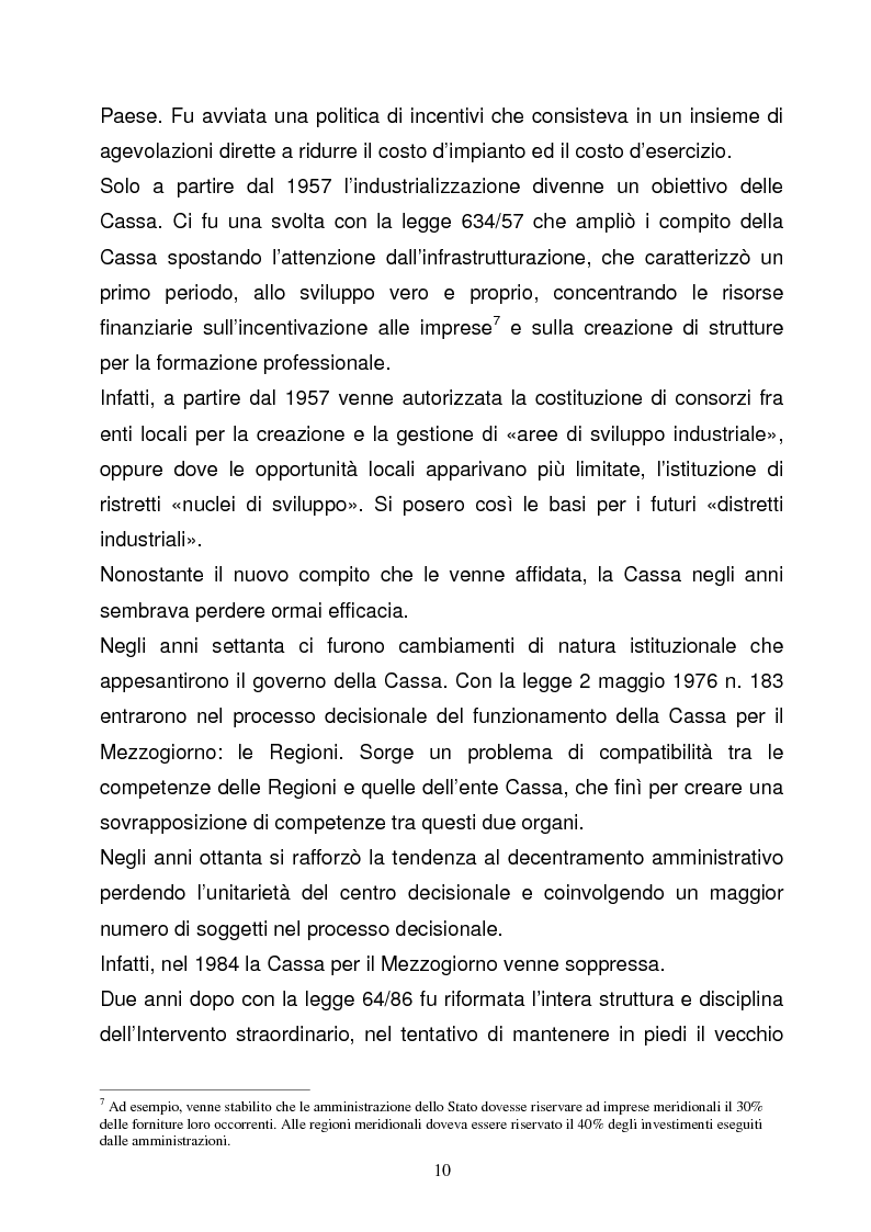 Anteprima della tesi: La Programmazione Territoriale: il caso del Cilento, Pagina 8