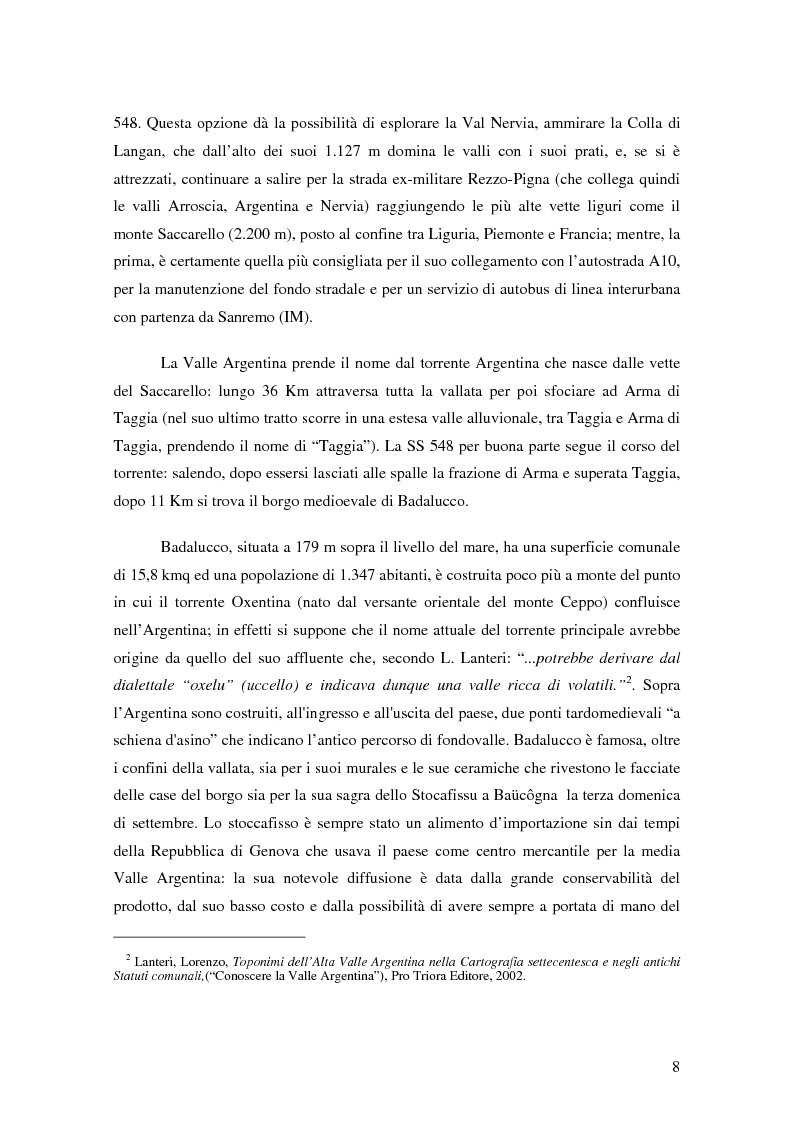 Anteprima della tesi: ''Triora e il Paese delle Streghe'' Vita e mutamenti di un borgo dell'estremo ponente ligure, Pagina 6