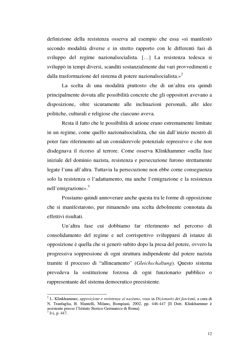 Anteprima della tesi: La resistenza militare al nazismo nella storiografia tedesca, Pagina 10