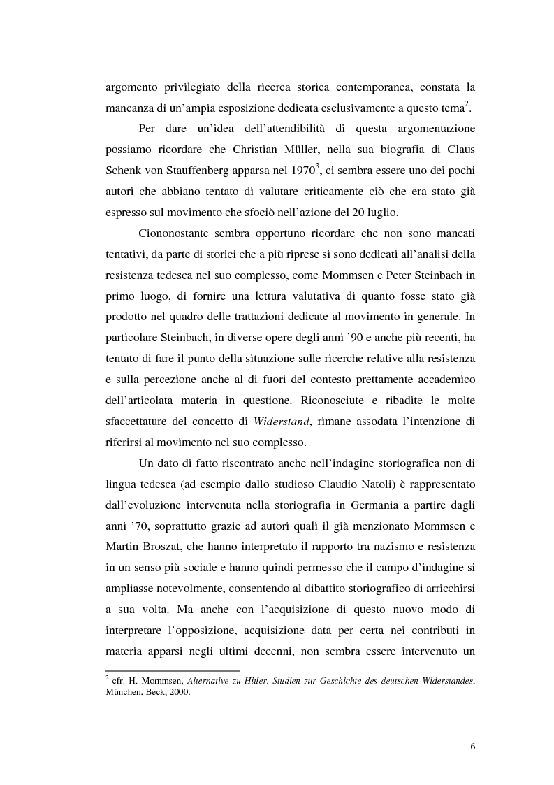 Anteprima della tesi: La resistenza militare al nazismo nella storiografia tedesca, Pagina 4