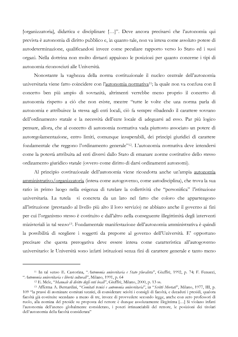 Anteprima della tesi: L'autonomia finanziaria e contabile delle Università. Un caso pratico: il Politecnico di Milano, Pagina 10