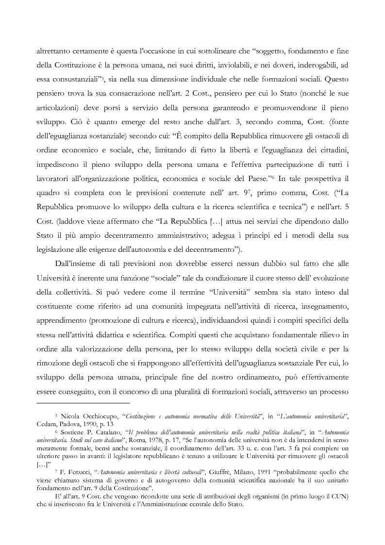 Anteprima della tesi: L'autonomia finanziaria e contabile delle Università. Un caso pratico: il Politecnico di Milano, Pagina 6