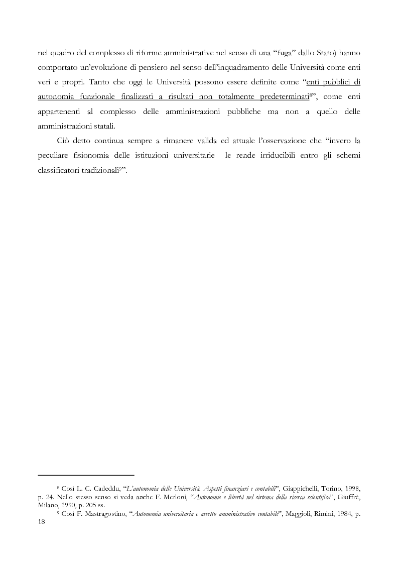 Anteprima della tesi: L'autonomia finanziaria e contabile delle Università. Un caso pratico: il Politecnico di Milano, Pagina 8