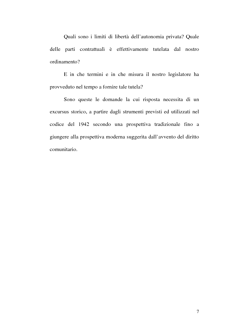 Anteprima della tesi: Equilibrio tra le prestazioni e giustizia nel contratto - Riflessioni intorno all’art. 7 del D.lgs. n. 231 del 2002, Pagina 4