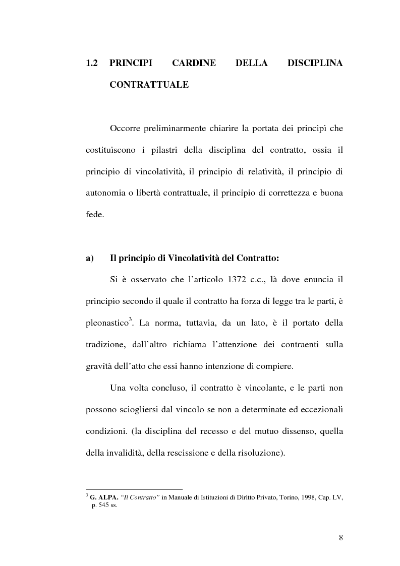Anteprima della tesi: Equilibrio tra le prestazioni e giustizia nel contratto - Riflessioni intorno all’art. 7 del D.lgs. n. 231 del 2002, Pagina 5