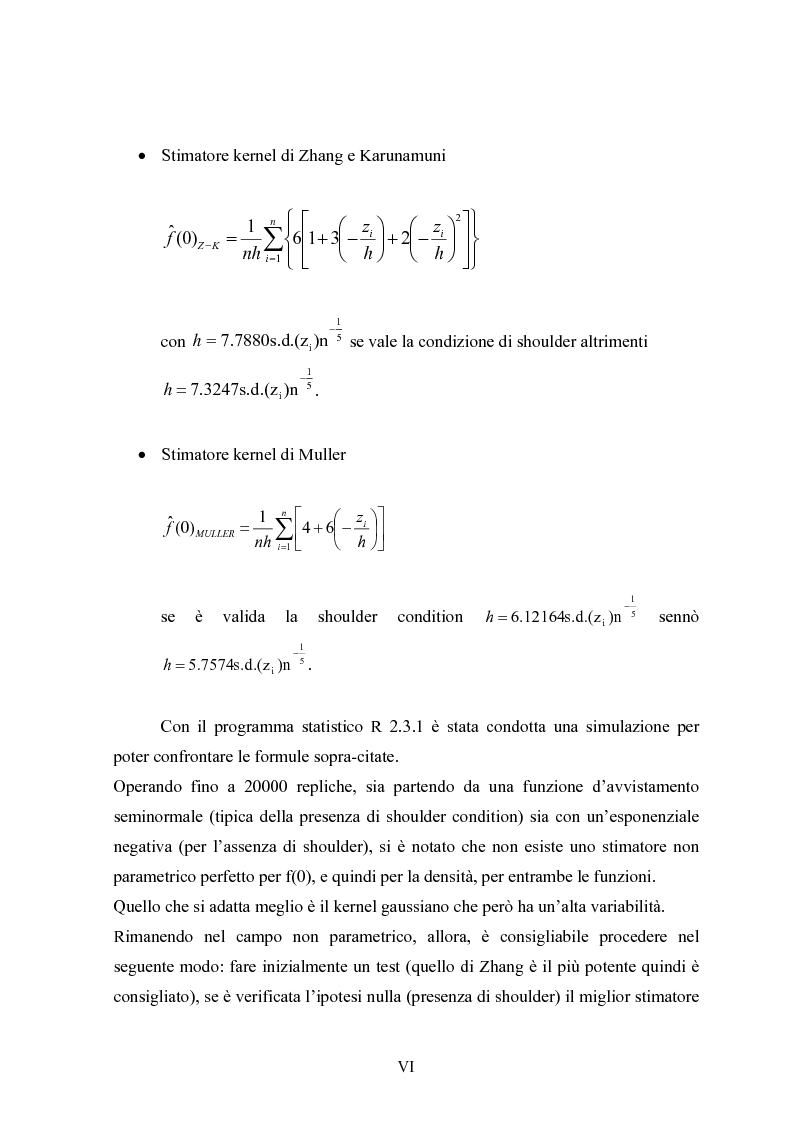 Anteprima della tesi: Metodi “Kernel” per la stima della densità di una popolazione biologica nel campionamento “Line Transect”, Pagina 6