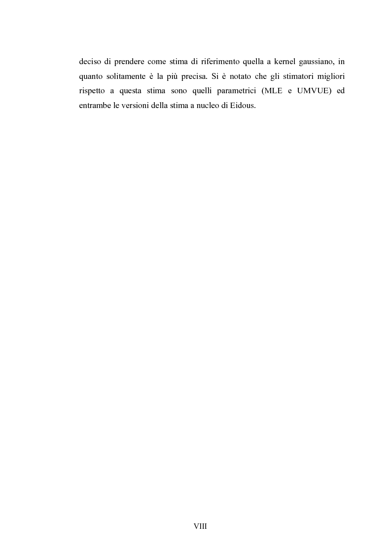 Anteprima della tesi: Metodi “Kernel” per la stima della densità di una popolazione biologica nel campionamento “Line Transect”, Pagina 8