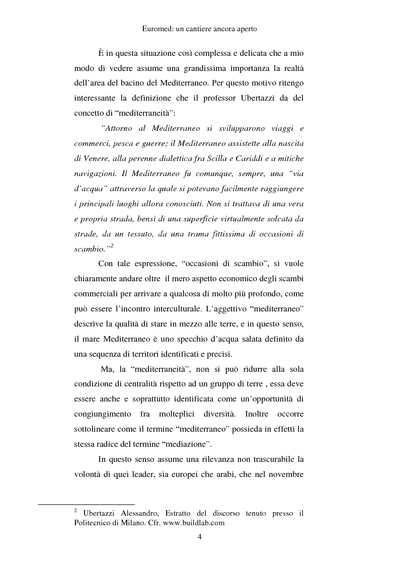 Anteprima della tesi: EUROMED: un cantiere ancora aperto, Pagina 2