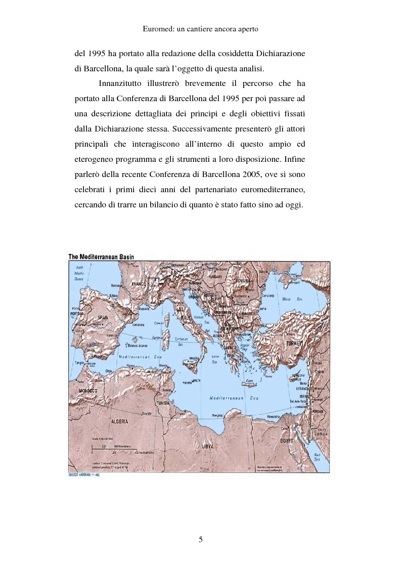 Anteprima della tesi: EUROMED: un cantiere ancora aperto, Pagina 3