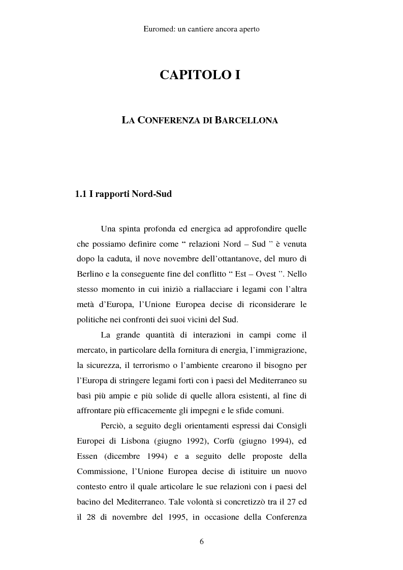Anteprima della tesi: EUROMED: un cantiere ancora aperto, Pagina 4