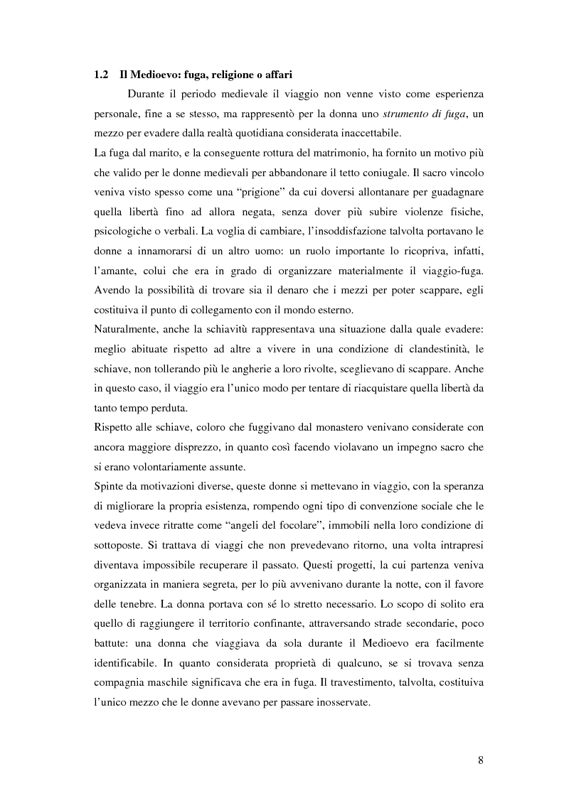 Anteprima della tesi: Turismo femminile: dalle viaggiatrici dell'antichità alle turiste sessuali di oggi, Pagina 5