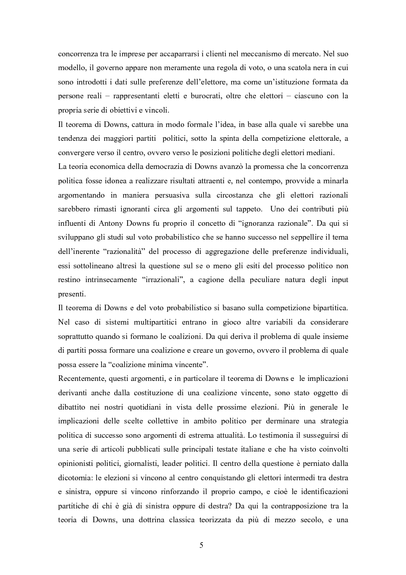 Anteprima della tesi: La teoria delle scelte collettive, Pagina 3