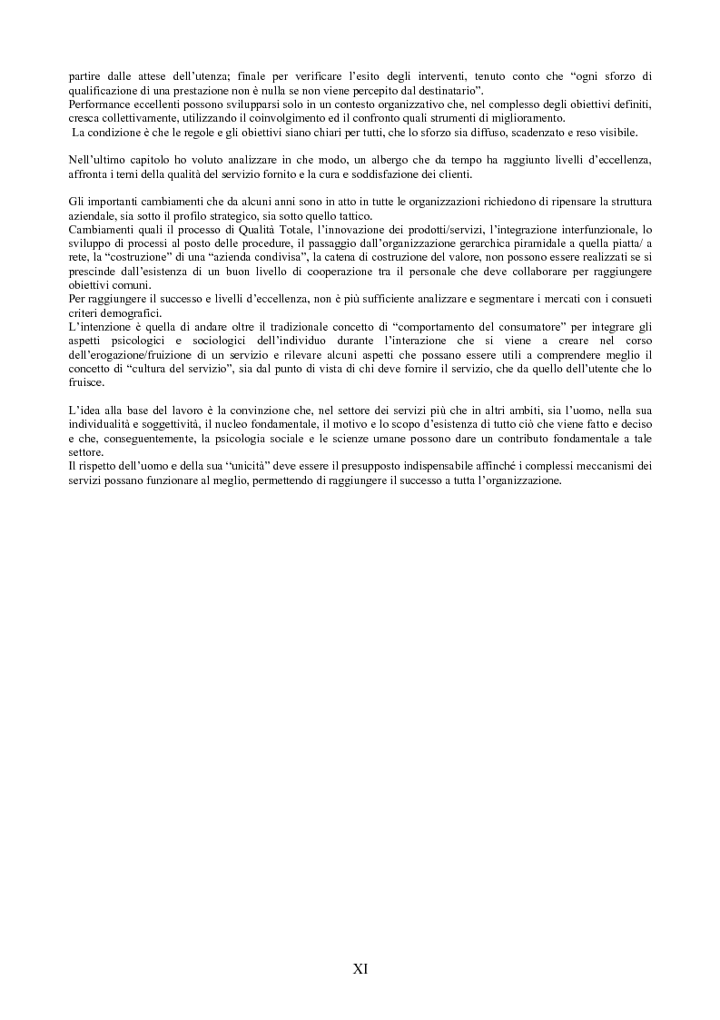 Anteprima della tesi: Il peso dell'intangibile. La gestione della qualità e la soddisfazione del cliente nelle aziende di servizi, Pagina 11