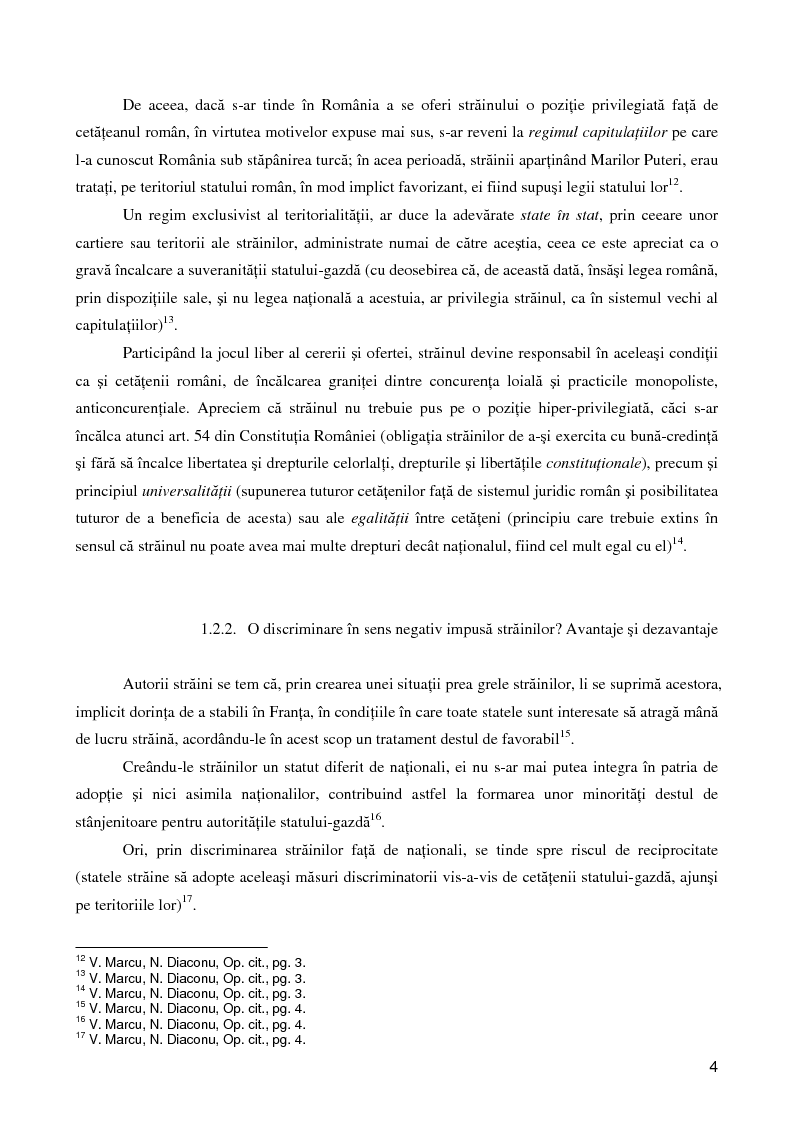 Anteprima della tesi: Regimul juridic al străinilor în dreptul internaţional si cel comunitar, Pagina 3