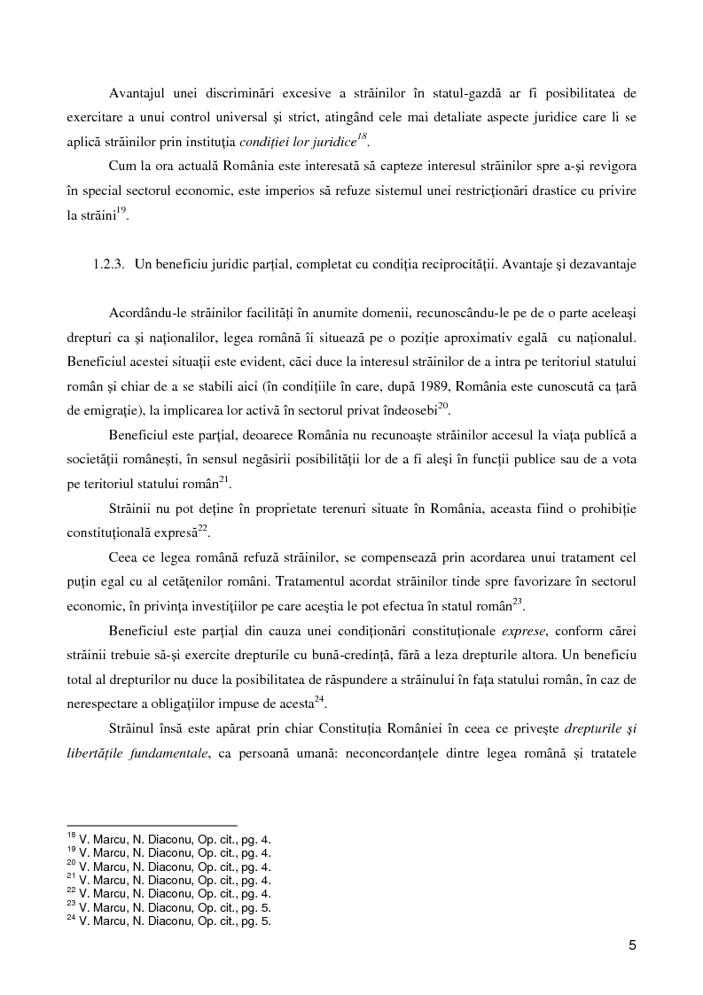 Anteprima della tesi: Regimul juridic al străinilor în dreptul internaţional si cel comunitar, Pagina 4