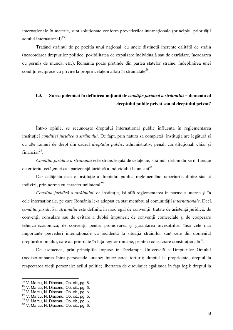 Anteprima della tesi: Regimul juridic al străinilor în dreptul internaţional si cel comunitar, Pagina 5