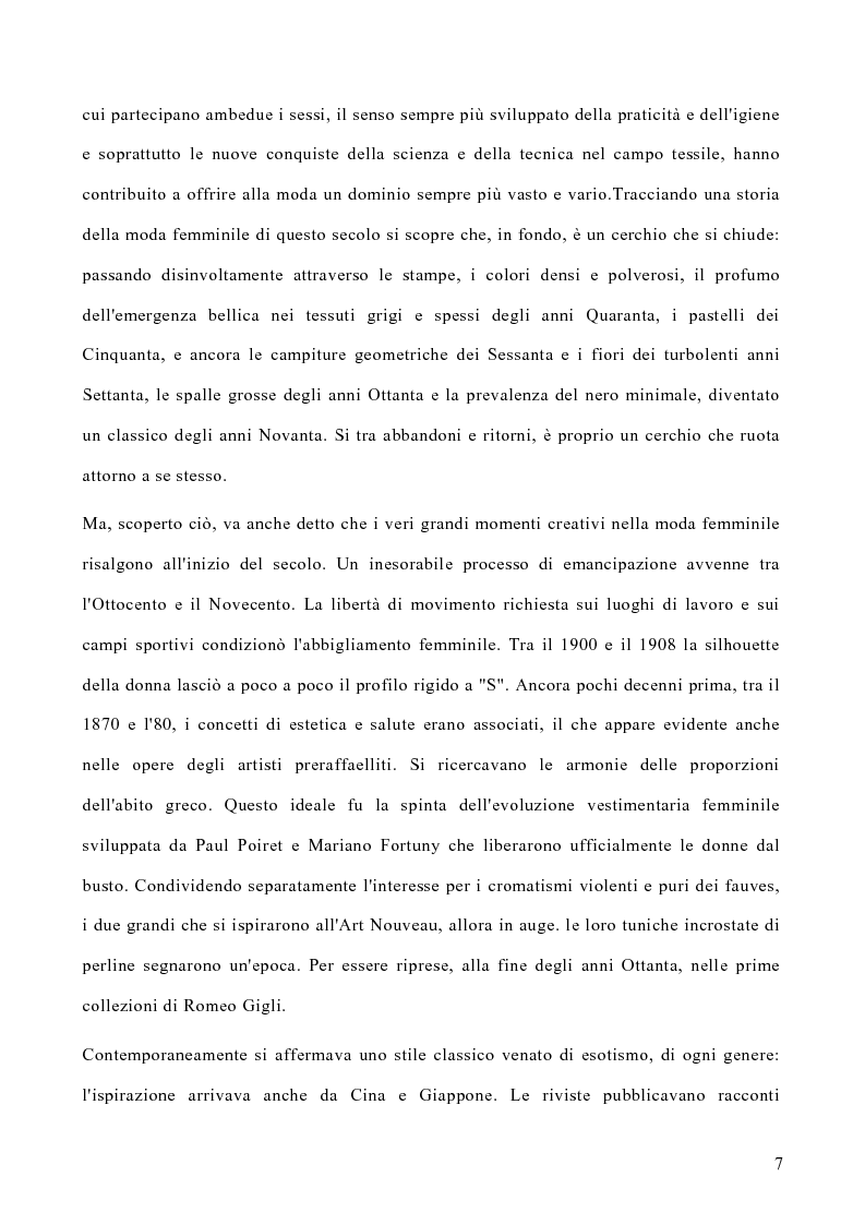 Anteprima della tesi: Le politiche di marketing nel settore moda, Pagina 4