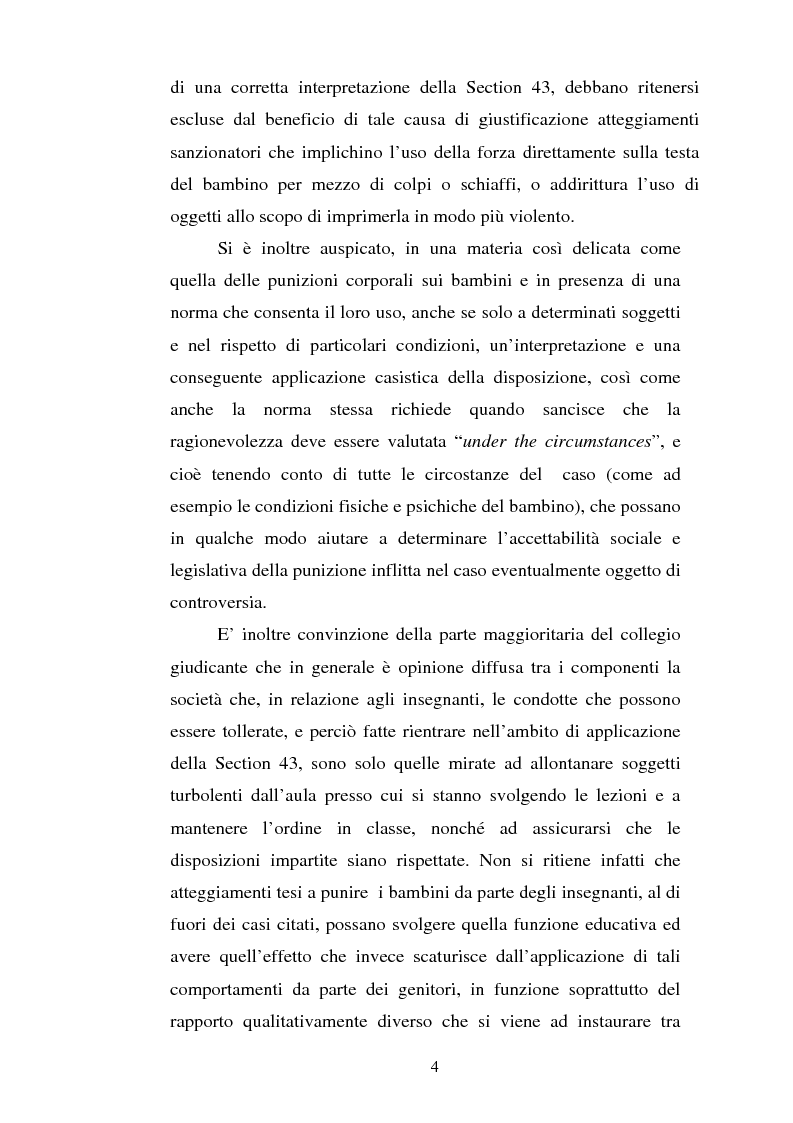 Anteprima della tesi: Lo ius corrigendi in una recente sentenza della Corte Suprema Canadese, Pagina 4