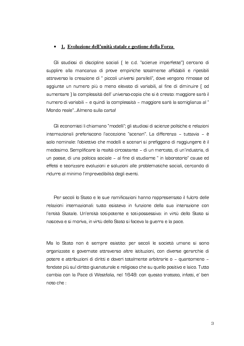 Anteprima della tesi: La Valenza delle Compagnie Militari Private nelle Aree di Crisi e di Conflittualità, Pagina 3