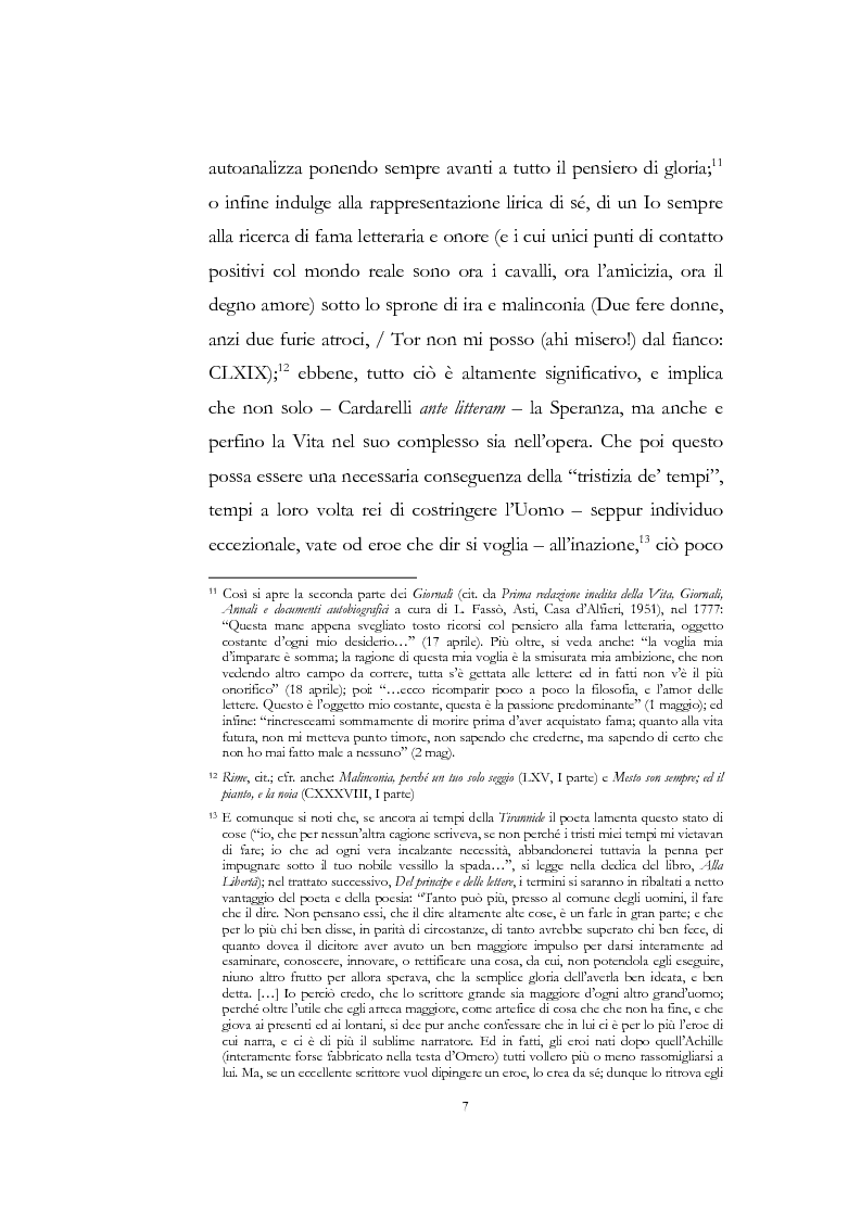 Anteprima della tesi: "Nel fango i vili intanto al suol conficco" - Vittorio Alfieri fra politica e letteratura, Pagina 7