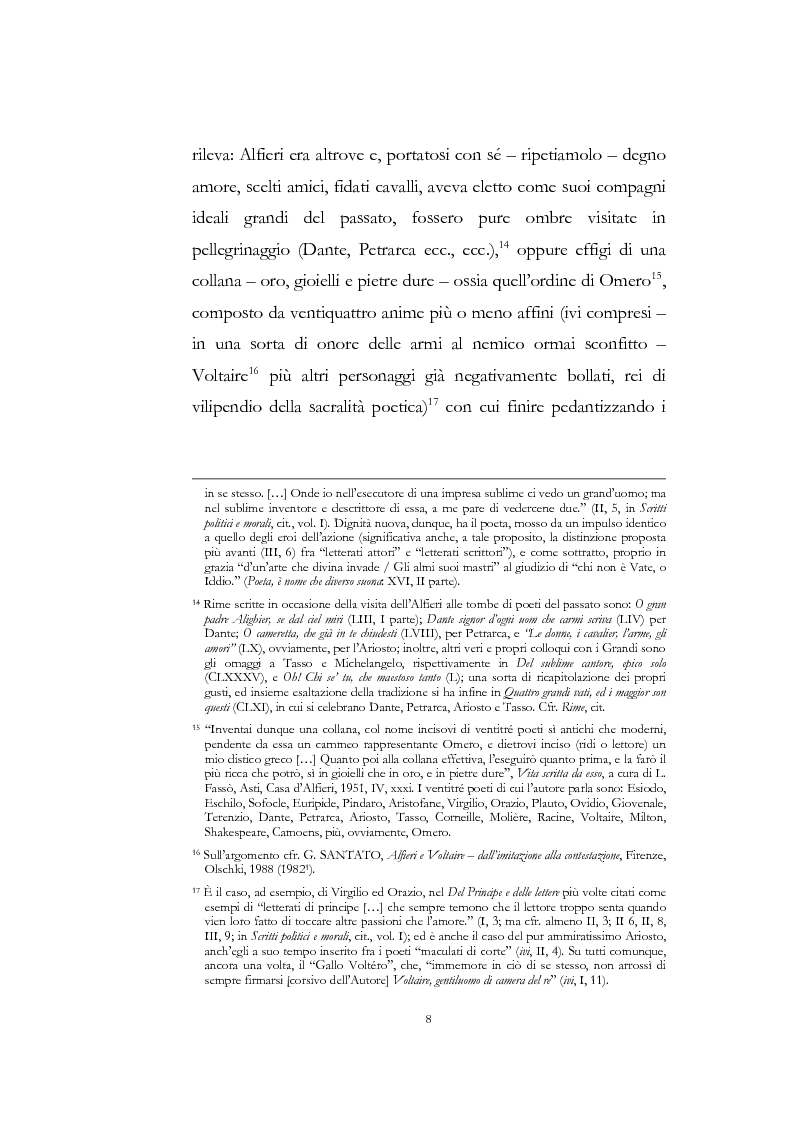 Anteprima della tesi: "Nel fango i vili intanto al suol conficco" - Vittorio Alfieri fra politica e letteratura, Pagina 8