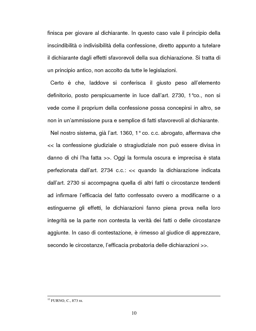 Anteprima della tesi: La confessione nel sistema delle prove legali, Pagina 7
