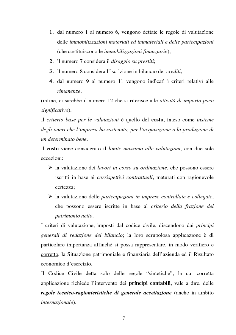 Anteprima della tesi: L'applicazione degli IAS alle aziende alberghiere, Pagina 7