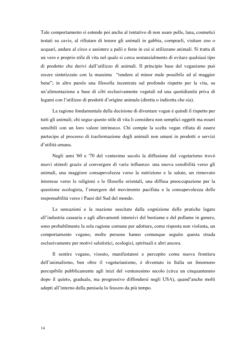 Anteprima della tesi: La scelta vegana e la nuova idea di rispetto della biosfera, Pagina 10