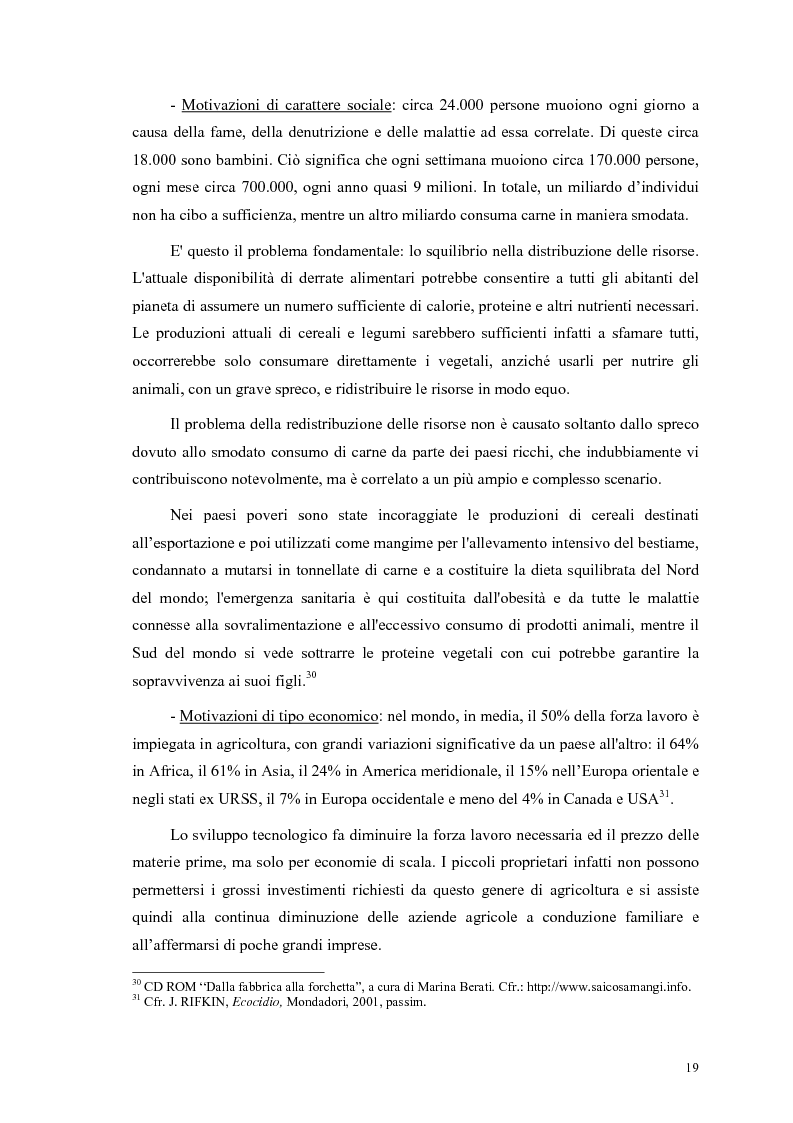 Anteprima della tesi: La scelta vegana e la nuova idea di rispetto della biosfera, Pagina 15