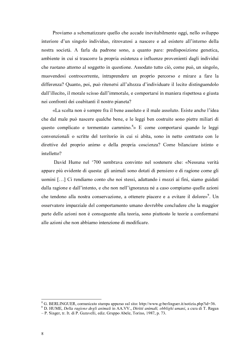 Anteprima della tesi: La scelta vegana e la nuova idea di rispetto della biosfera, Pagina 4