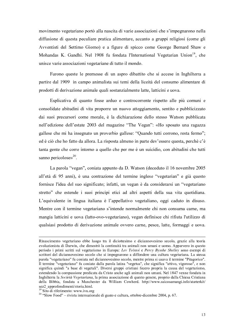 Anteprima della tesi: La scelta vegana e la nuova idea di rispetto della biosfera, Pagina 9