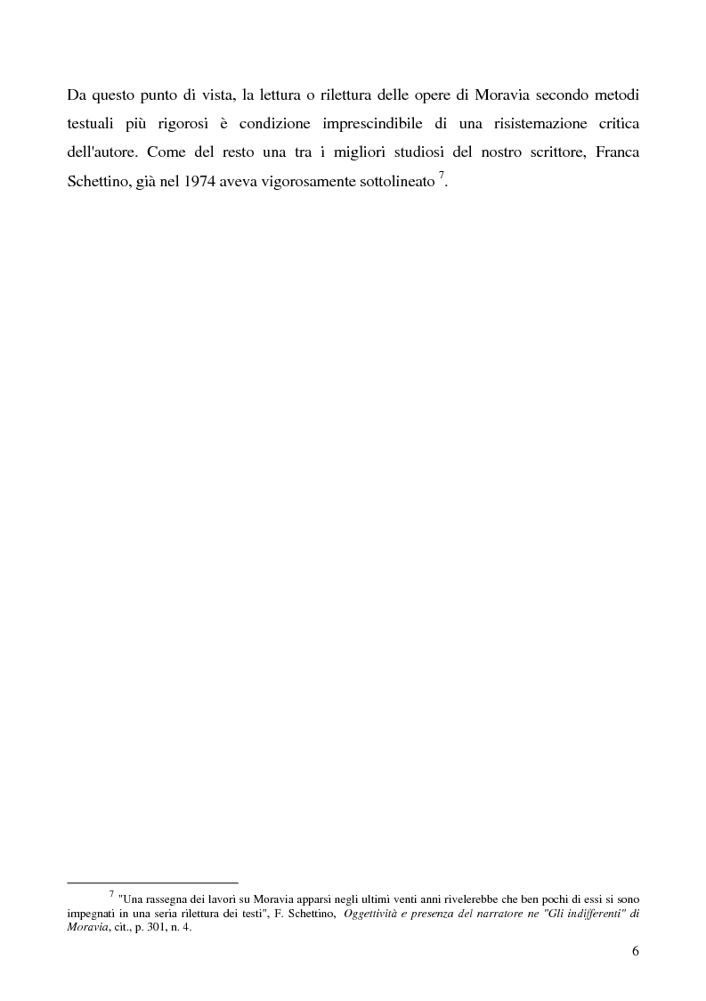 Anteprima della tesi: Agostino di Alberto Moravia, Pagina 3