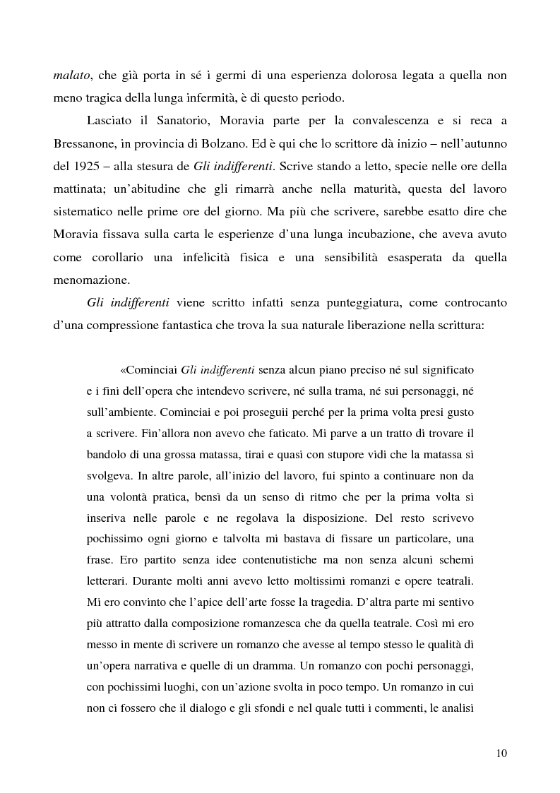 Anteprima della tesi: Agostino di Alberto Moravia, Pagina 7