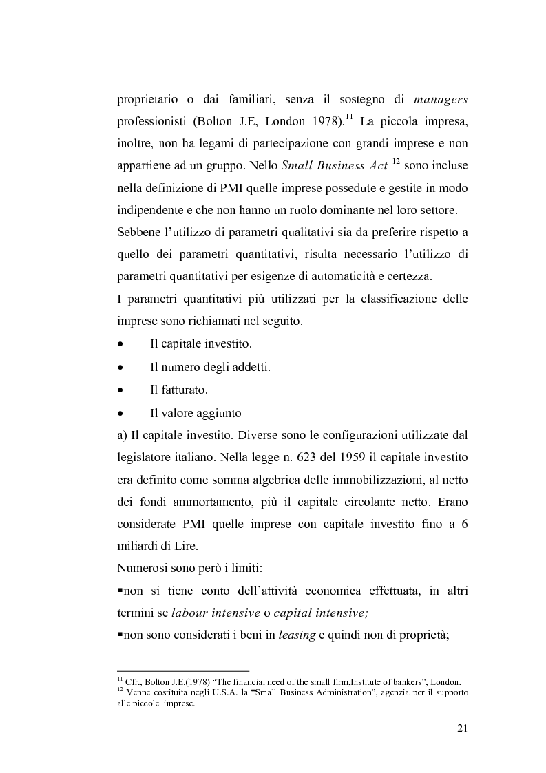 Anteprima della tesi: Basilea2 e la nuova cultura del rating: conseguenze sulle PMI, Pagina 15