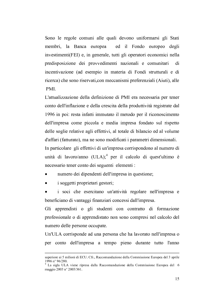 Anteprima della tesi: Basilea2 e la nuova cultura del rating: conseguenze sulle PMI, Pagina 9