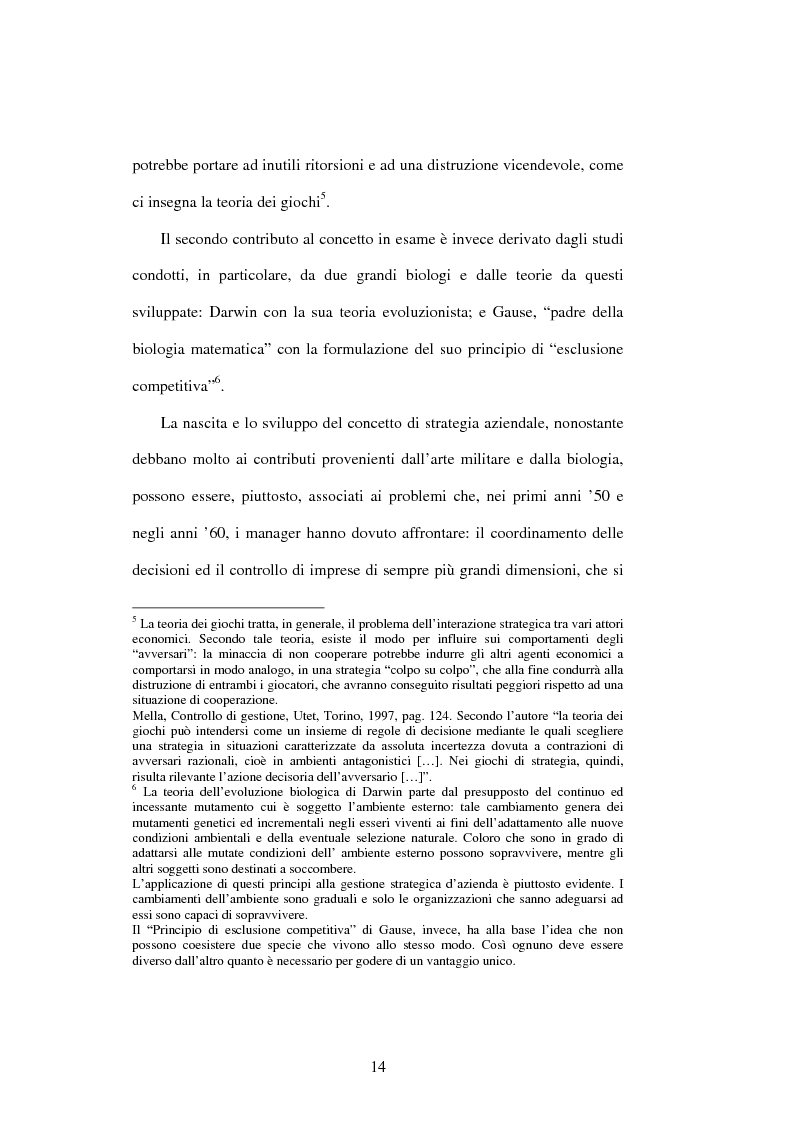 Anteprima della tesi: Dal controllo di gestione al controllo strategico: il caso Sorin Biomedica SPA, Pagina 11