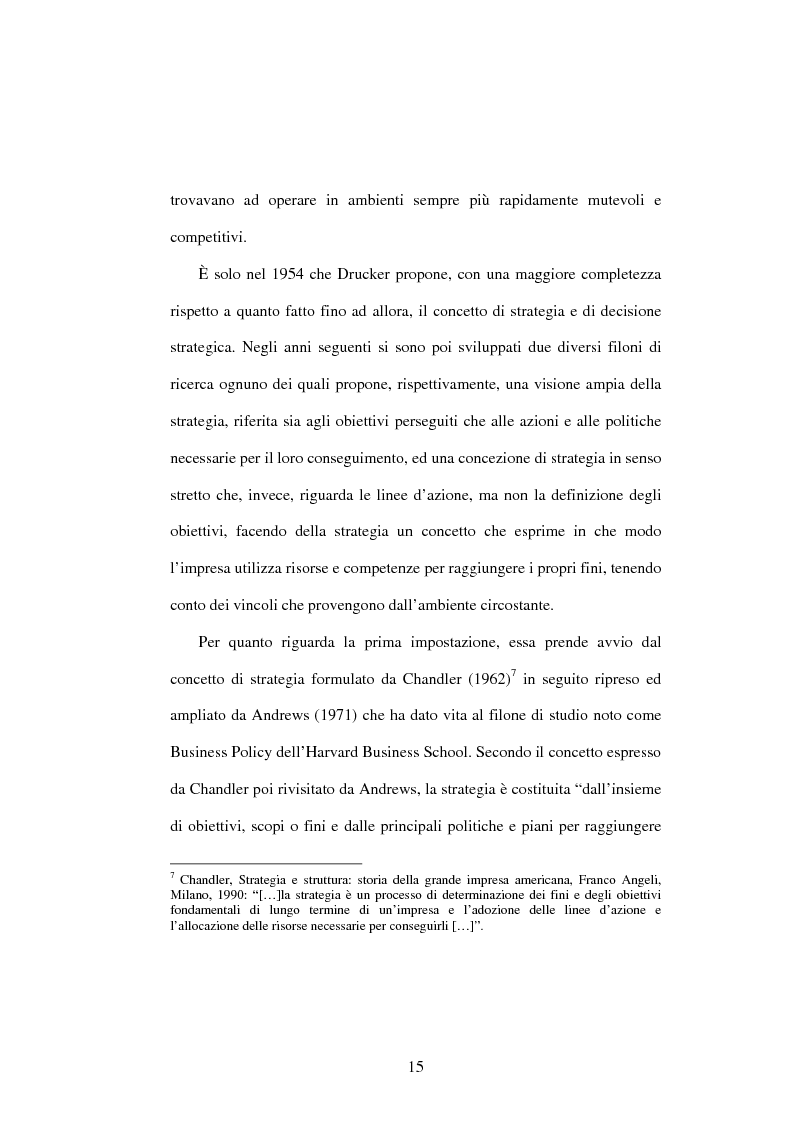 Anteprima della tesi: Dal controllo di gestione al controllo strategico: il caso Sorin Biomedica SPA, Pagina 12