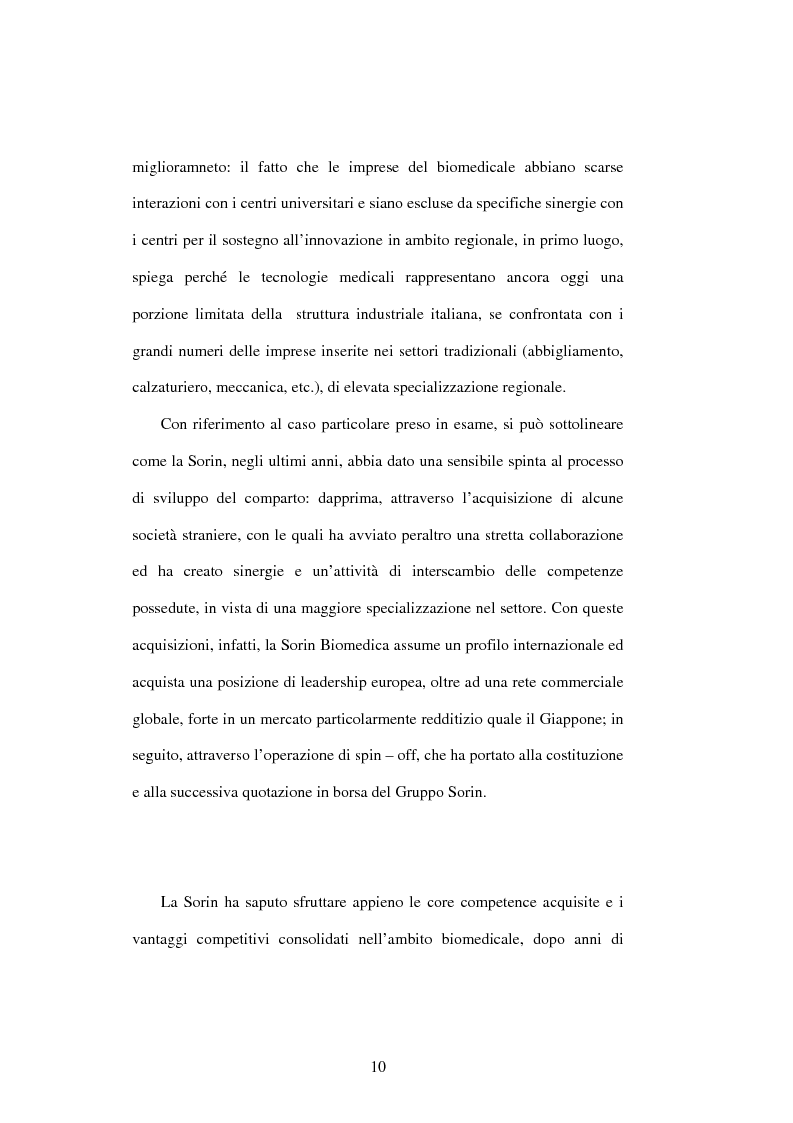Anteprima della tesi: Dal controllo di gestione al controllo strategico: il caso Sorin Biomedica SPA, Pagina 7