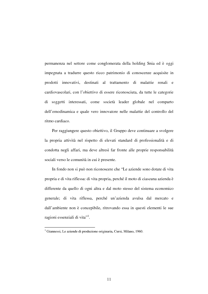 Anteprima della tesi: Dal controllo di gestione al controllo strategico: il caso Sorin Biomedica SPA, Pagina 8