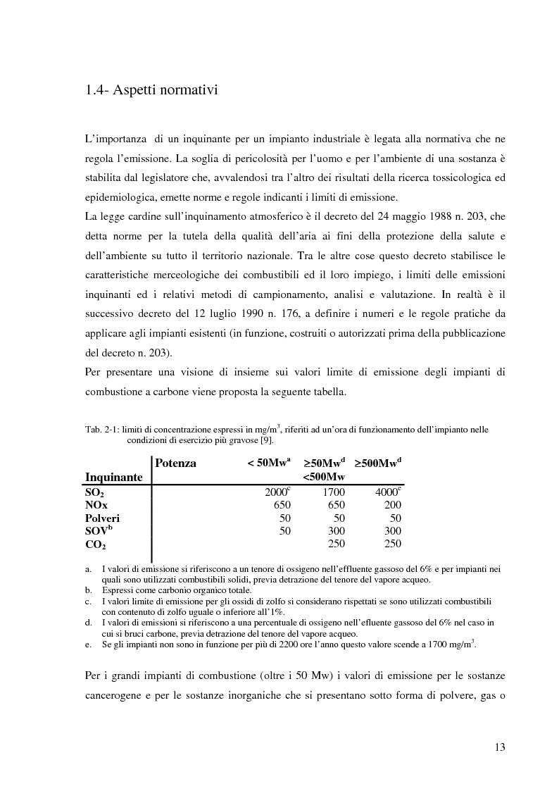 Anteprima della tesi: Effetto delle condizioni di pirolisi di combustibili solidi sulla formazione di specie azotate ed idrocarburiche di interesse ambientale, Pagina 10