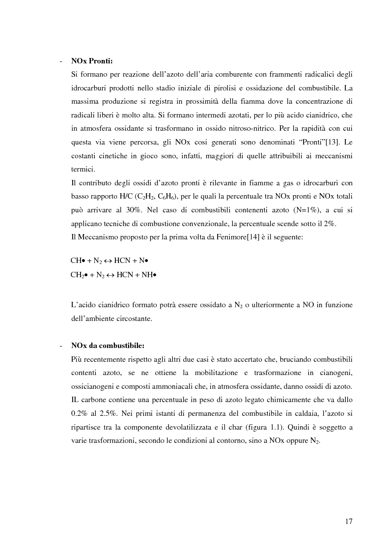 Anteprima della tesi: Effetto delle condizioni di pirolisi di combustibili solidi sulla formazione di specie azotate ed idrocarburiche di interesse ambientale, Pagina 14