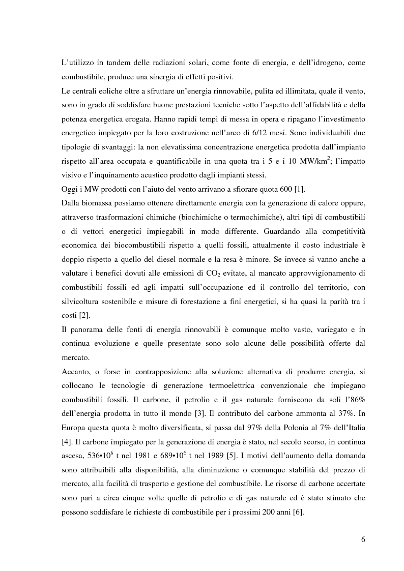 Anteprima della tesi: Effetto delle condizioni di pirolisi di combustibili solidi sulla formazione di specie azotate ed idrocarburiche di interesse ambientale, Pagina 3