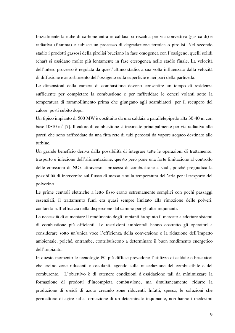 Anteprima della tesi: Effetto delle condizioni di pirolisi di combustibili solidi sulla formazione di specie azotate ed idrocarburiche di interesse ambientale, Pagina 6