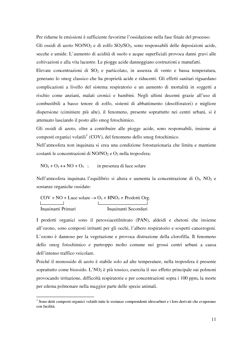 Anteprima della tesi: Effetto delle condizioni di pirolisi di combustibili solidi sulla formazione di specie azotate ed idrocarburiche di interesse ambientale, Pagina 8