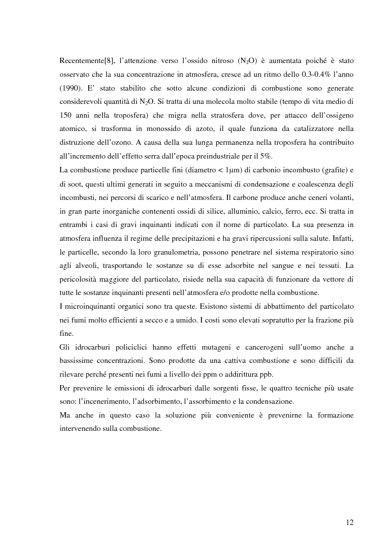 Anteprima della tesi: Effetto delle condizioni di pirolisi di combustibili solidi sulla formazione di specie azotate ed idrocarburiche di interesse ambientale, Pagina 9