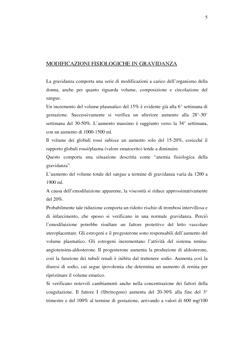 Anteprima della tesi: Nuovi trattamenti dell'atonia postpartum. Studio clinico di 7 pazienti con emorragia severa intrapartum, Pagina 3