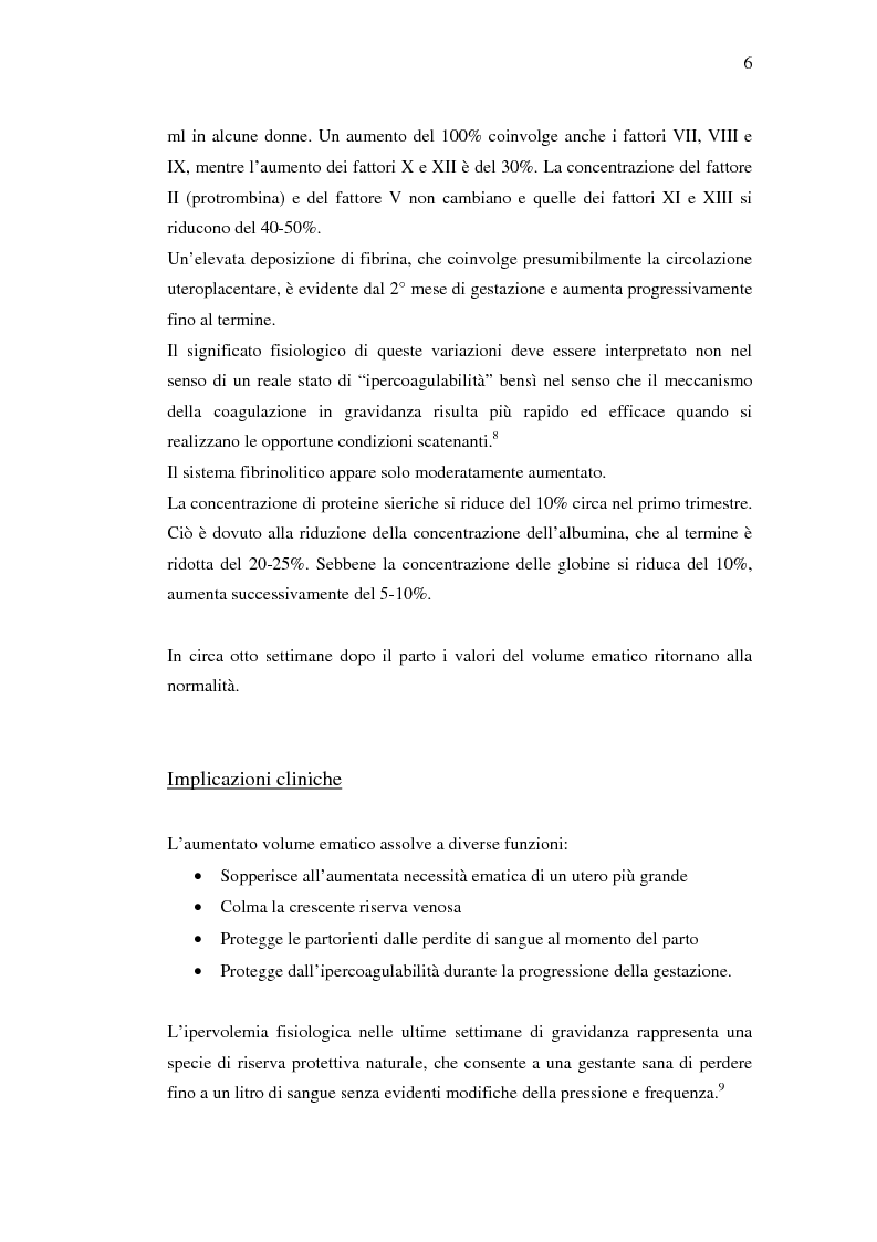 Anteprima della tesi: Nuovi trattamenti dell'atonia postpartum. Studio clinico di 7 pazienti con emorragia severa intrapartum, Pagina 4