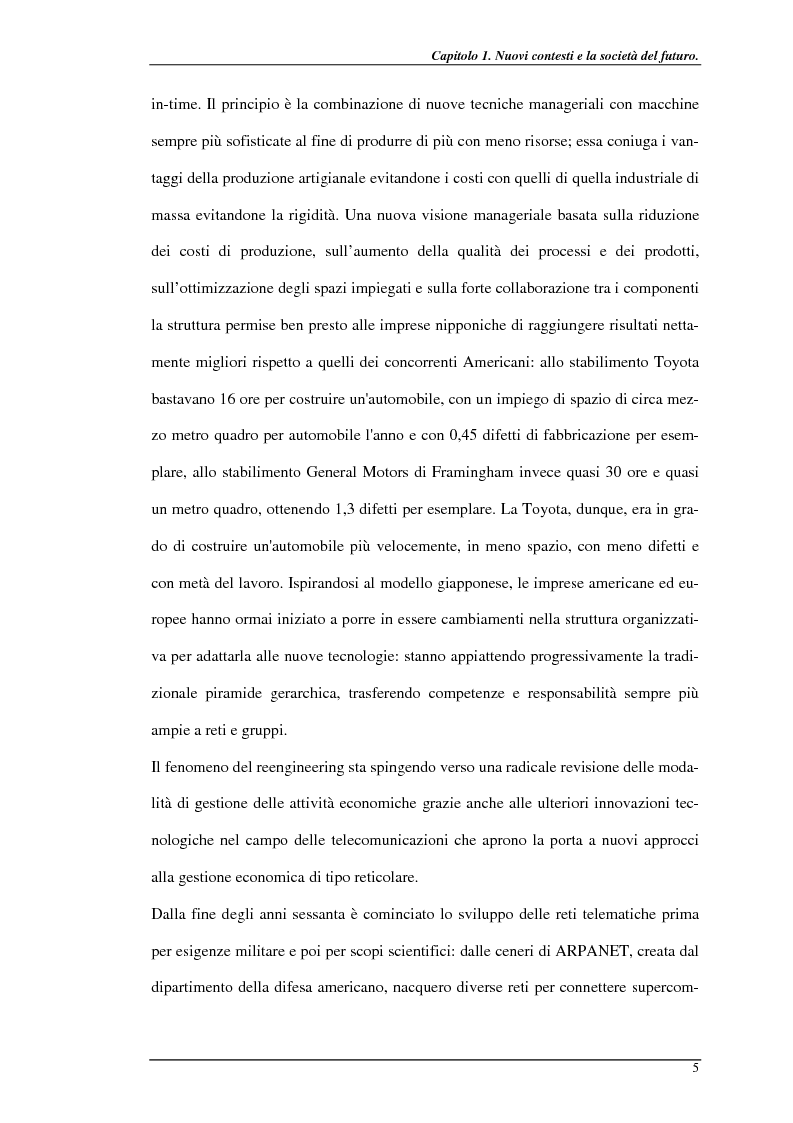 Anteprima della tesi: Nuove prospettive per il telelavoro: analisi dei principali progetti per la pubblica amministrazione, Pagina 10