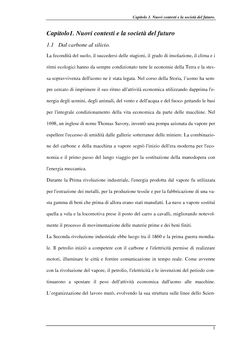 Anteprima della tesi: Nuove prospettive per il telelavoro: analisi dei principali progetti per la pubblica amministrazione, Pagina 6